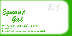 egmont gal business card